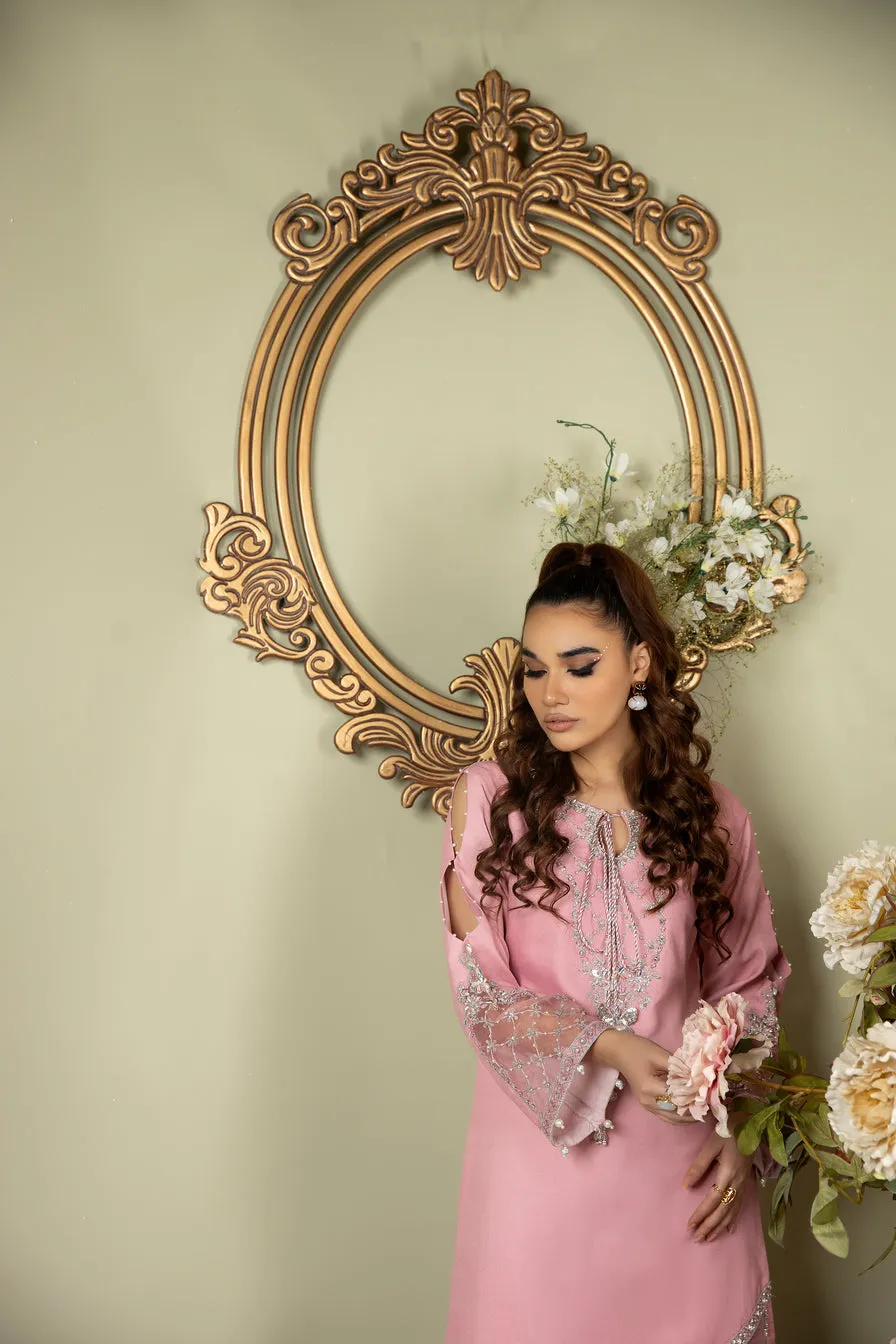 3PC CREPE EMBROIDERED DRESS BY AIN 04
