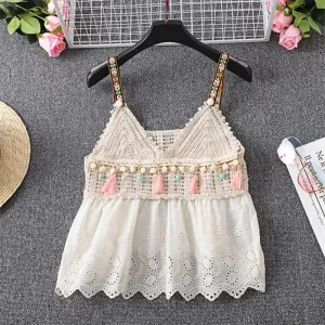 Aubrey crochet Top