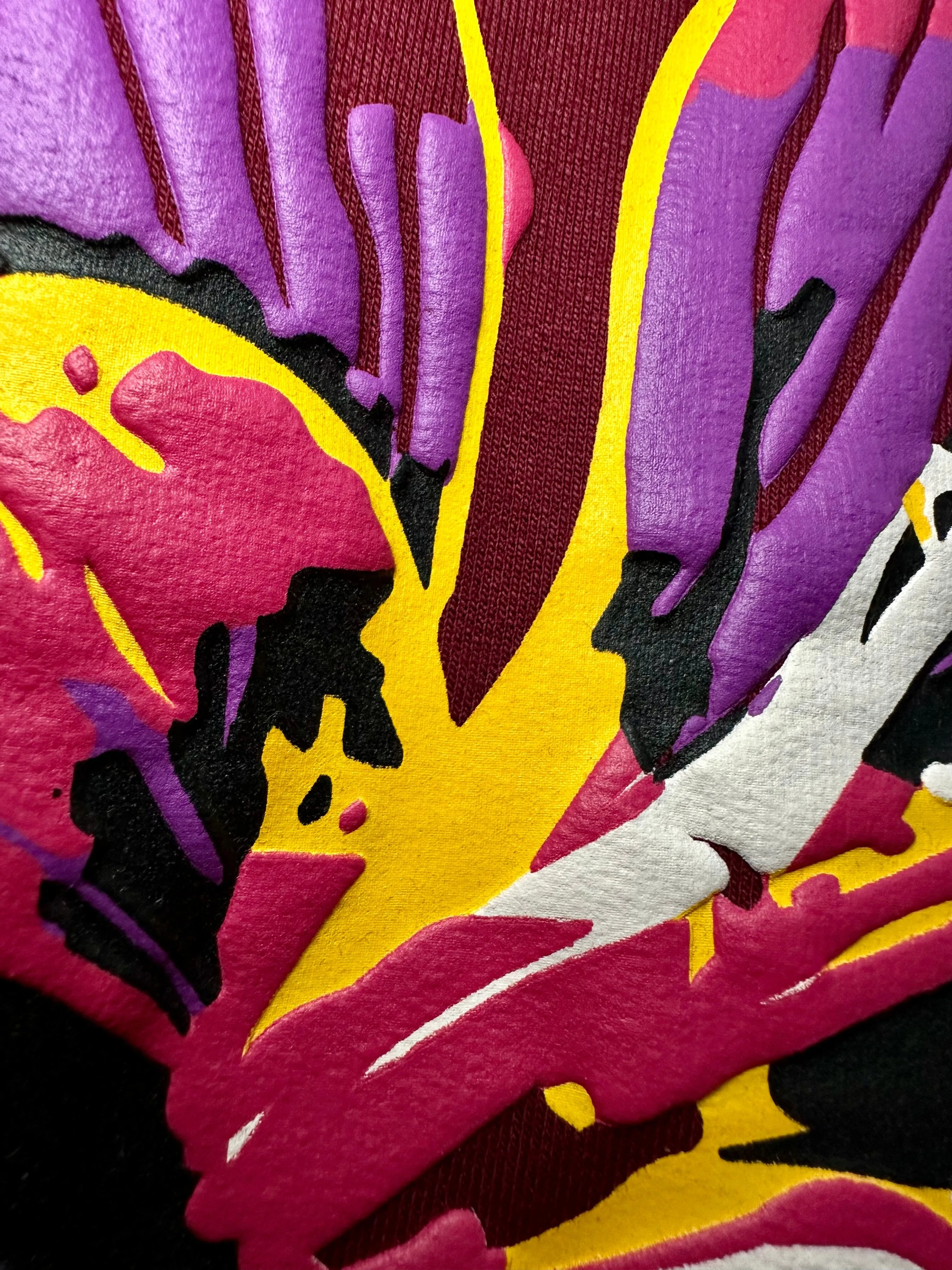 Crimson Lily Oversized Graphic Tshirt
