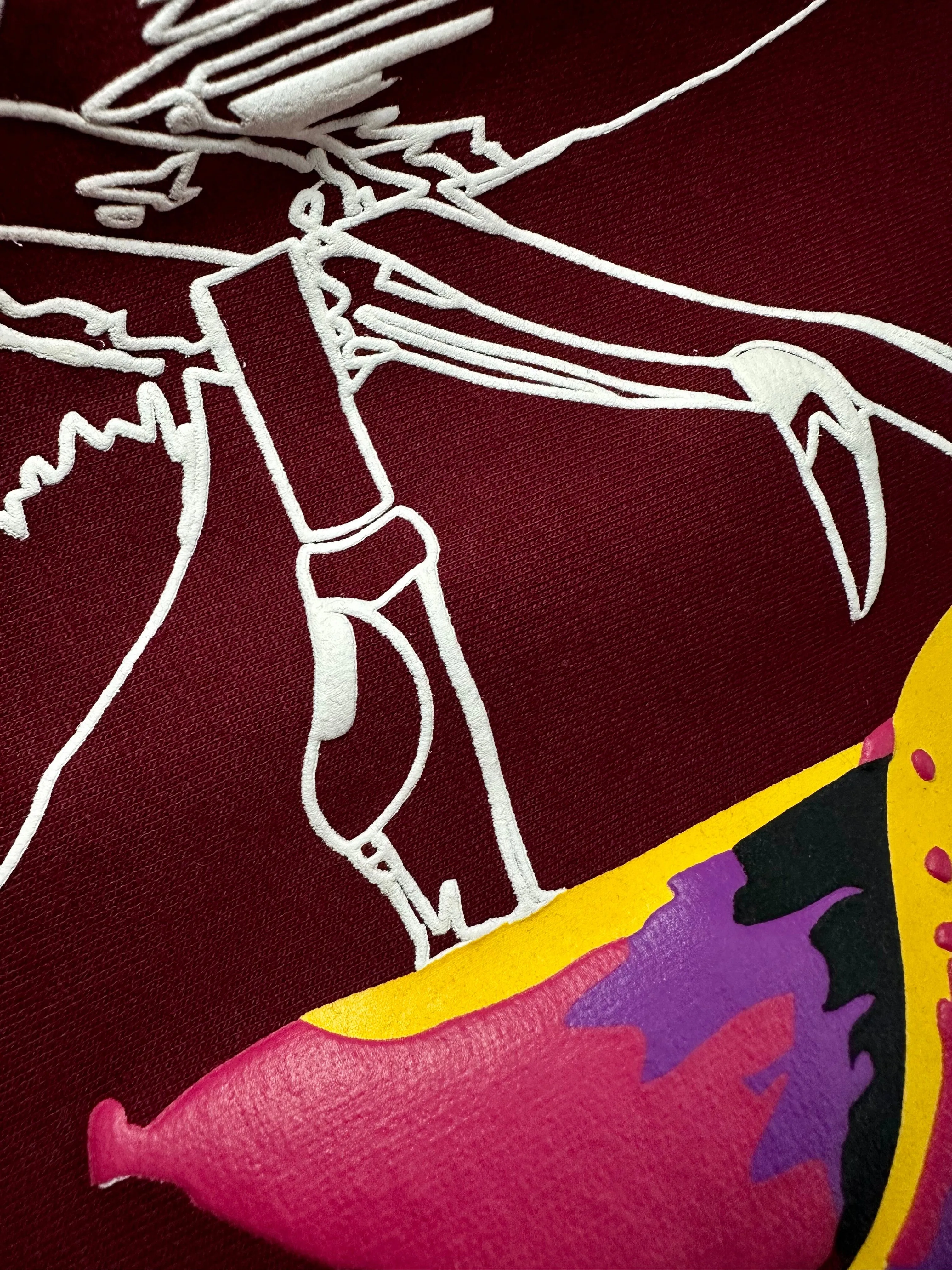 Crimson Lily Oversized Graphic Tshirt
