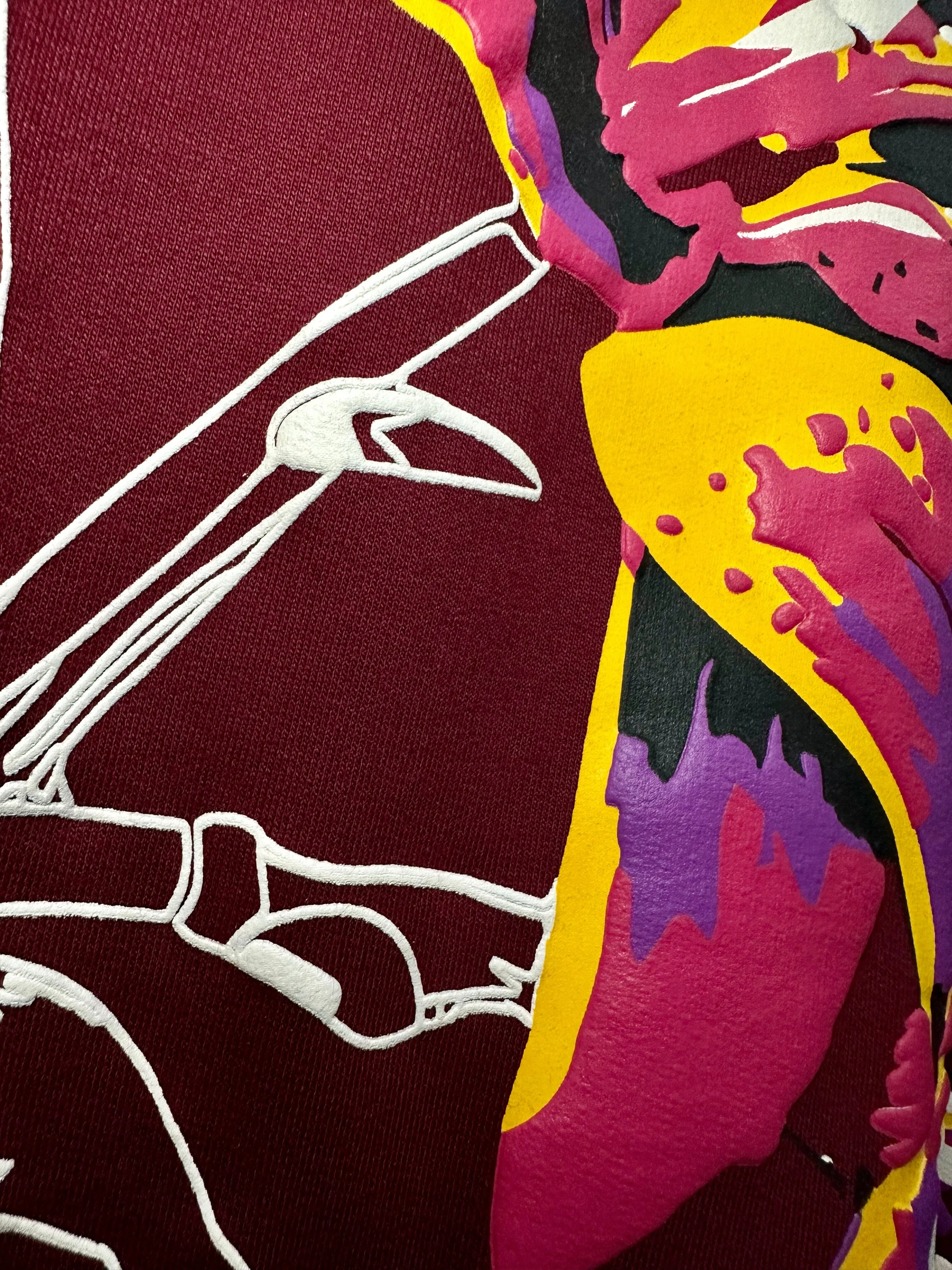 Crimson Lily Oversized Graphic Tshirt