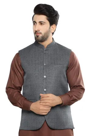 Grey Woolen Waistcoat