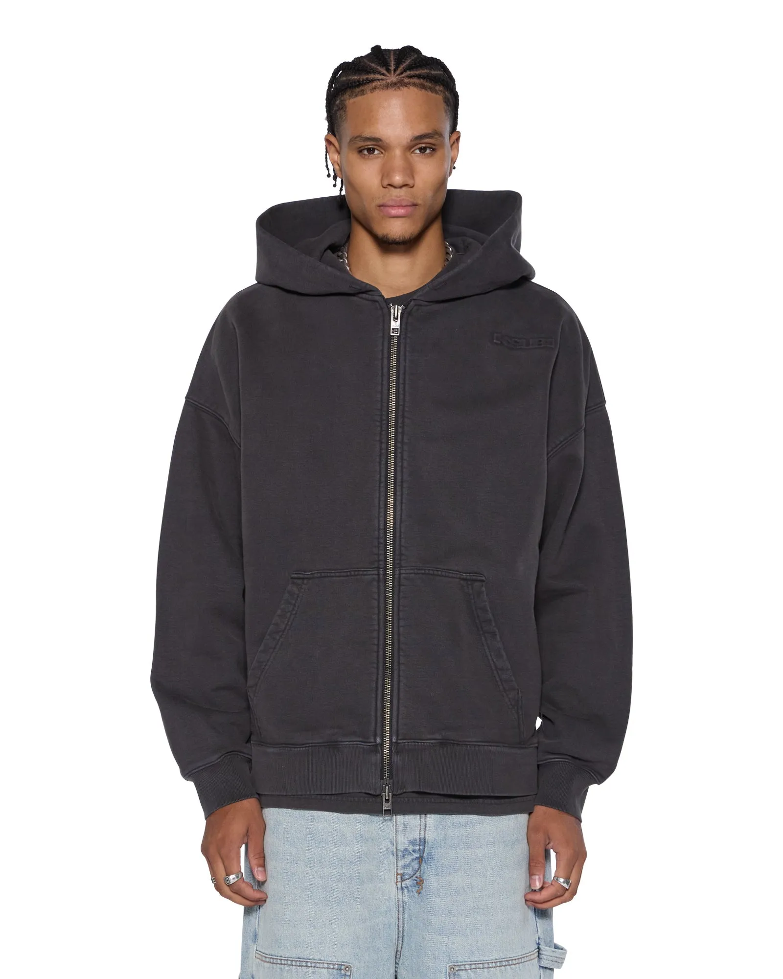 INTRUDER EKCESS HOODIE FADED BLACK