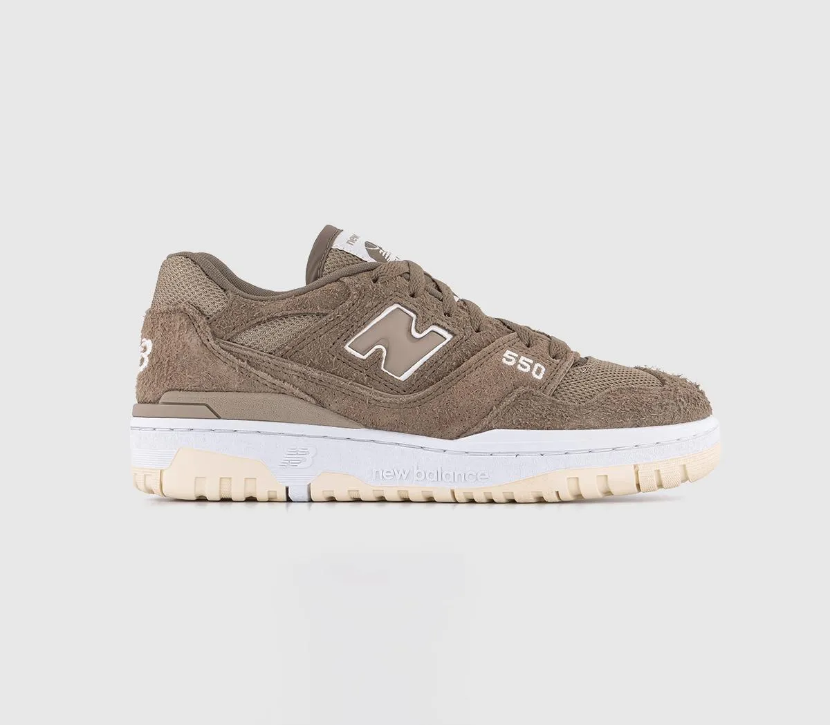 Mens New Balance Bb550 Mushroom Brown White Uk Size 11