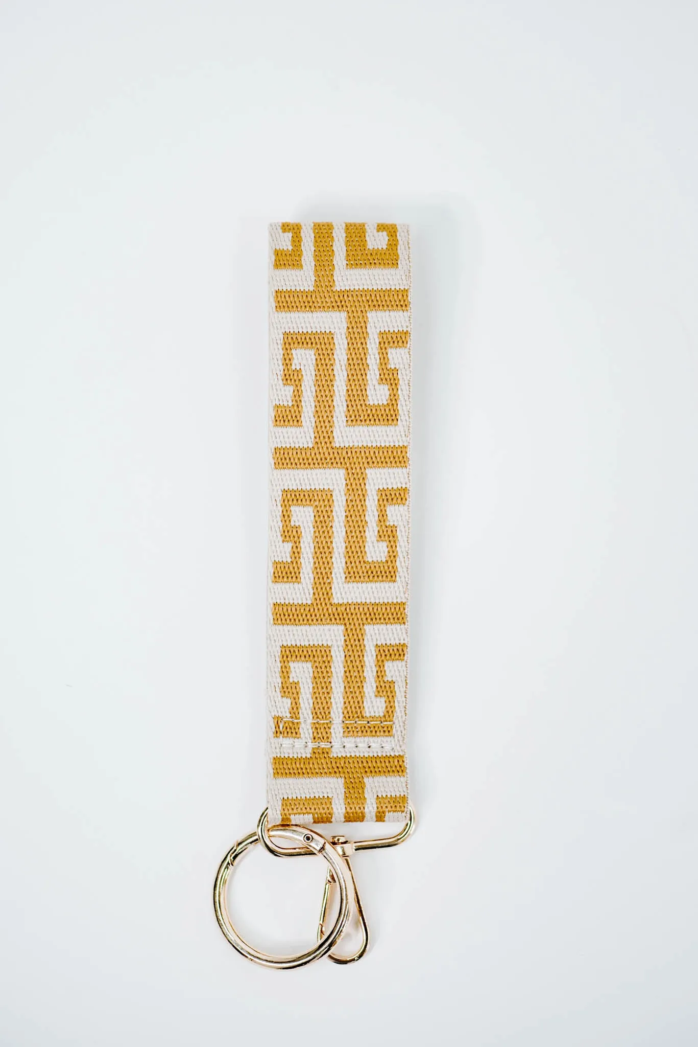 Patterned Wristband Keychains
